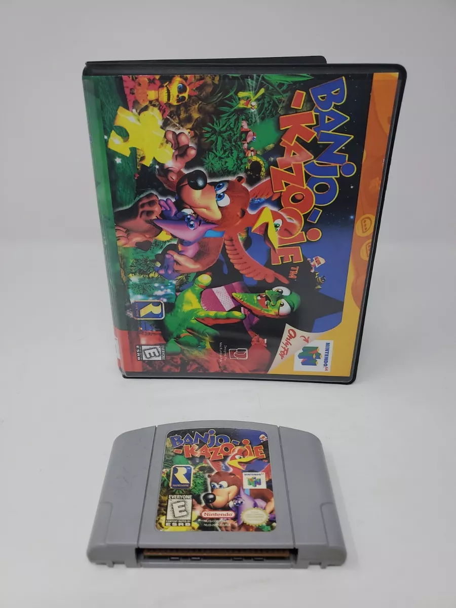 N64 Banjo-Kazooie Nintendo 64 Game Authentic Cartridge Only Tested