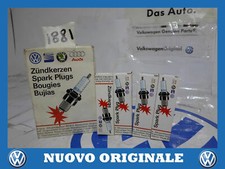 4 Bougies Allumage Longlife Spark Plug Original AUDI 100 Volkswagen Golf