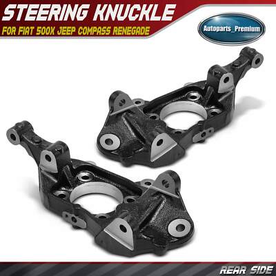 Rear Left & Right Steering Knuckle for Fiat 500X Jeep Compass 2017-2022 Renegade
