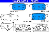 BremsbelÄGe Suzuki T. SWIFT/SX4/VITARA 1.0-1.6 13-