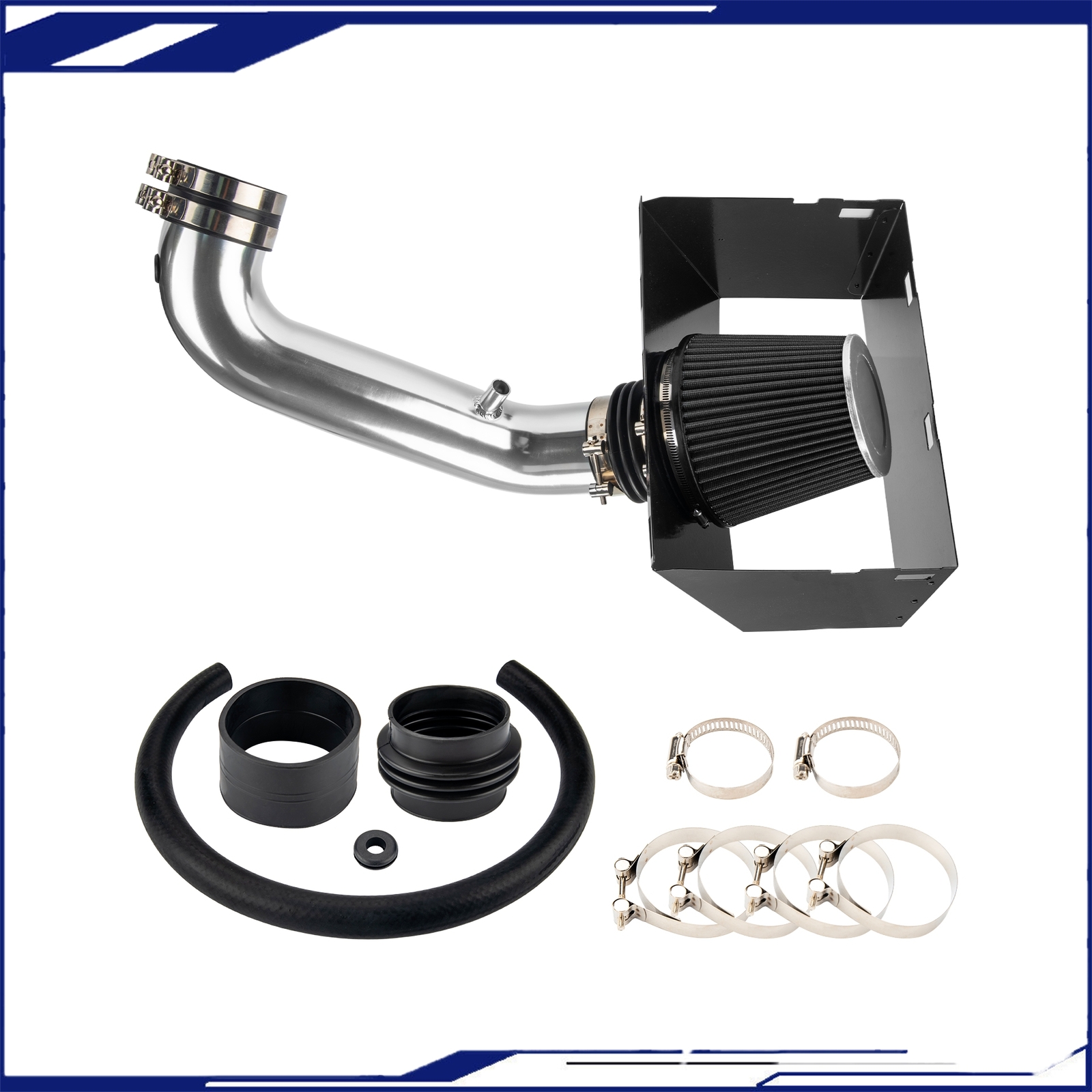 Cold Air Intake System Kit + Heat Shield For 2013-18 Ram 3500 13-18 Ram 2500