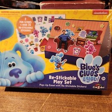 NEW Blue's Clues  You Cra-Z-art Re-Stickable Sticker Play Set colorforms