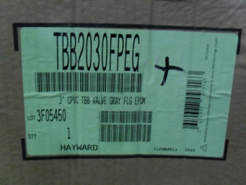 Hayward TBB2030FPEG 3" CPVC Unión Válvula de bola EPDM juntas tóricas conexión de extremo con brida - Imagen 4 de 5