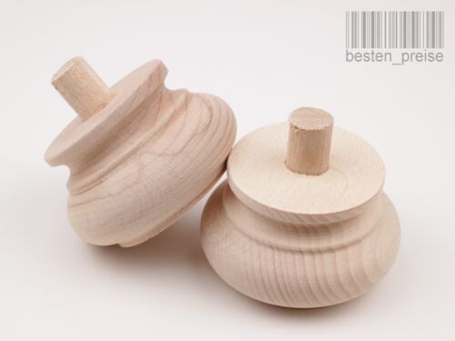4-er SET Ø90 Möbelfüße Möbelfuß Schrankfüß Sofafuß Holz Buche BUCHEN HOLZ /NDR07 - Bild 2 von 5