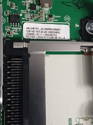 LG 49UH620V 49UH603 Carte Mère Eax66943504 (1.0) Ebt64272509 Scr Lc490dge FJ M2 - Photo 6/9