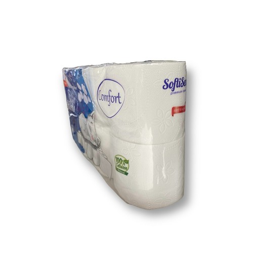 64 Rollen Toilettenpapier 150 Blatt, Klopapier, WC-Papier 3 lagig hoch Weiß TOP - Bild 2 von 3