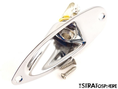 Fender Standard Stratocaster Strat OUTPUT JACK, Plate Chrome.