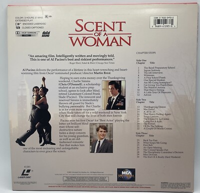 LASERDISC Movie Sent of a Woman 夢の香り PILF1745 UNIVERSAL /00600 Scent of a Woman (Laserdisc, 1993) Extended Play Al Pacino | eBay