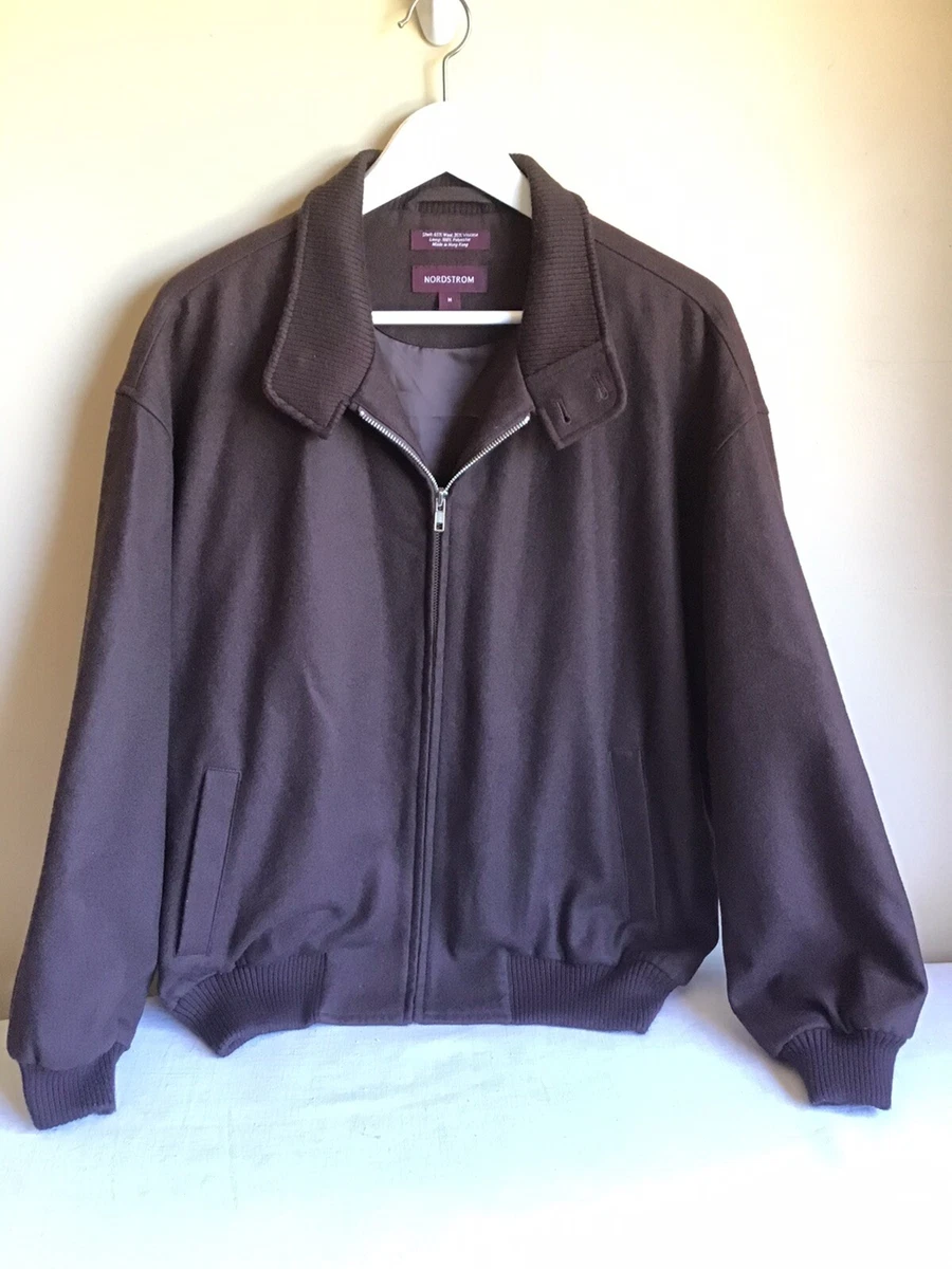 Long length bomber store jacket mens