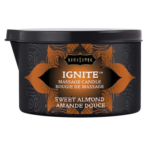 Bougie de massage sans cire Kama Sutra Ignite - amande douce 6 oz