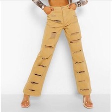 High Waist Straight Leg Jeans