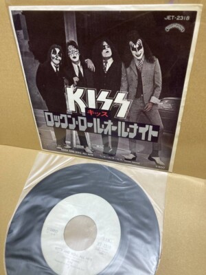 EP キッス / ロックン・ロール・オール・ナイト JET−2318 KISS KISS – Rock And Roll All Nite - 1975 Japan PROMO Vinyl EP 7
