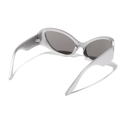 ShadyVEU Retro Futuristic Cat Eye Kim K Bad Bunny Modern Mens Womens Sunglasses - Picture 13 of 14