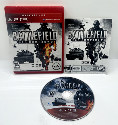 Battlefield: Bad Company 2 Sony PlayStation 3, PS3 Video Game Complete