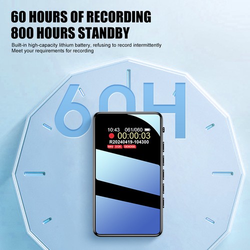 Metal Digital Voice Audio Recorder Voice Activated Recording Device MP3 Player - Picture 8 of 13
