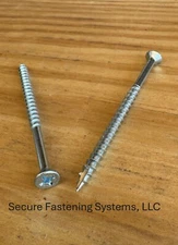 #9 X 3" PHILLIPS FLAT HEAD W/ NIBS PARTICLE BOARD SCREWS ZC 2000/CS