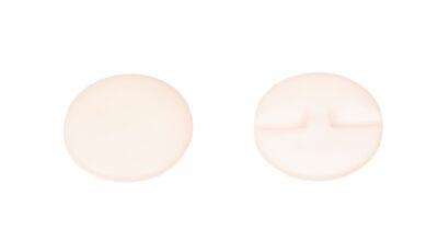 SG Set of 10 Round Buttons with Plastic Sewing Shaft mm.25 x 25 x 5 mm art