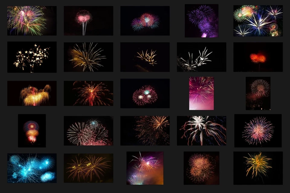 200 FIREWORK FIRE DIGITAL PHOTOSHOP OVERLAYS BACKDROPS BACKGROUNDS PHOTOGRAPHY - Image 3 of 4