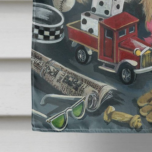 Caroline's Treasures PPP3103CHF Golden Retriever Toys House Flag Large Porch ... - Picture 4 of 8