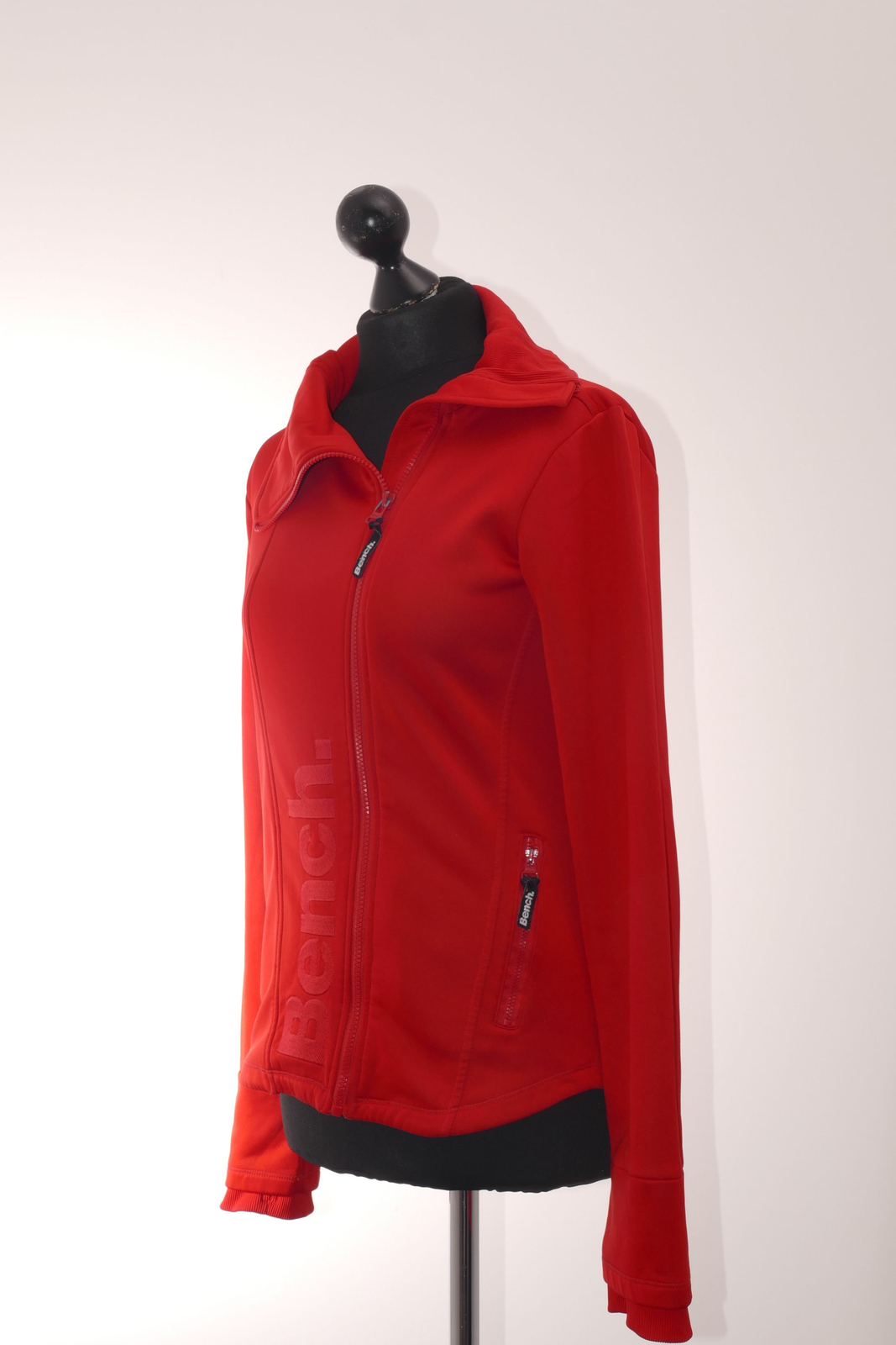 Bench Women's Softshell Jacket M Red Solid Light - image 3