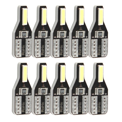 10X T10 194 168 CANBUS LED License Plate Interior Wedge Light Bulbs Bright White - Picture 2 of 10