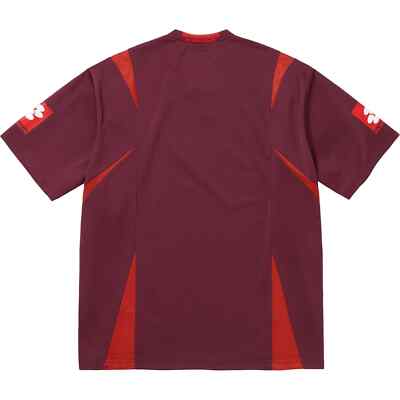 Supreme Crest Soccer Jersey Black Pink Green Maroon FW24 | eBay
