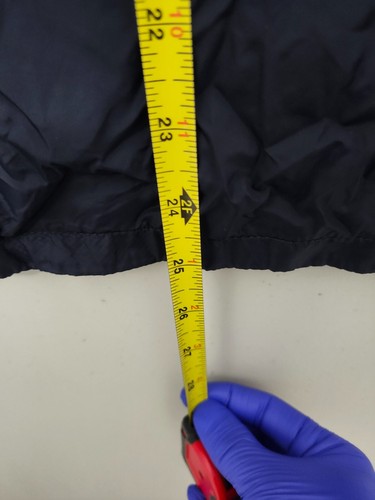 GAP Jacket Boys M Blue Full Zip Hoodie Windbreaker Mesh Lined Stripe Colorblock - Picture 15 of 18
