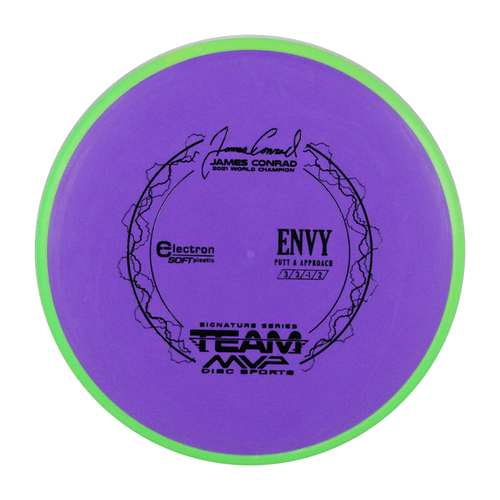 Axiom Disc Golf James Conrad Signature Electron Envy Soft Putter 3/3/0/2 Choose - Picture 103 of 140
