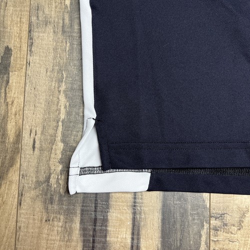 Under Armour Heat Gear Polo Mens Small Athletic Black and White Coach casual - Picture 2 of 10