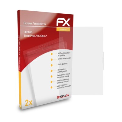 atFoliX 2x Film Protection d'écran pour Tech Pad Game Pad mat&antichoc