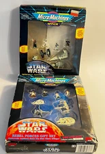 2 Galoob Star Wars Micro Machines Space Sets- (see description for details)