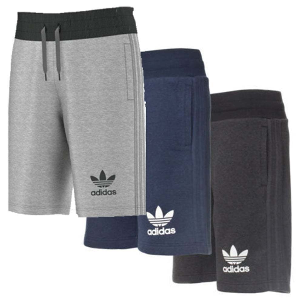 Mens New Adidas Originals 3 Stripe Cotton Shorts Pants Mens New Adidas Originals 3 Stripe Cotton Shorts Pants