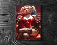 Image of Sexy Harley Quinn Joker Batman DC Universe Comics Poster Print - No Frame