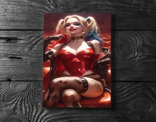 Sexy Harley Quinn Joker Batman DC Universe Comics Poster Print - No Frame