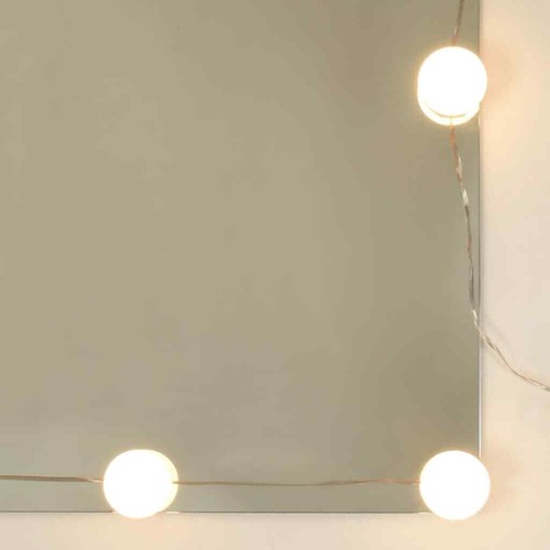 vidaXL Mirror Cabinet with LED White 90x31.5x62 cm HEE - Picture 6 of 10