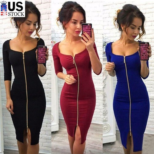 midi bodycon casual dress