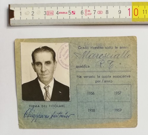 56949 07/tt TESSERA Associazione Nazionale Aeronautica (A.N.A.) 1956 - Picture 2 of 4
