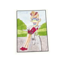 VINTAGE 1989 MATTEL FIGURINE PANINI BARBIE ALBUM STICKER NOS NEW OLD STOCK  96