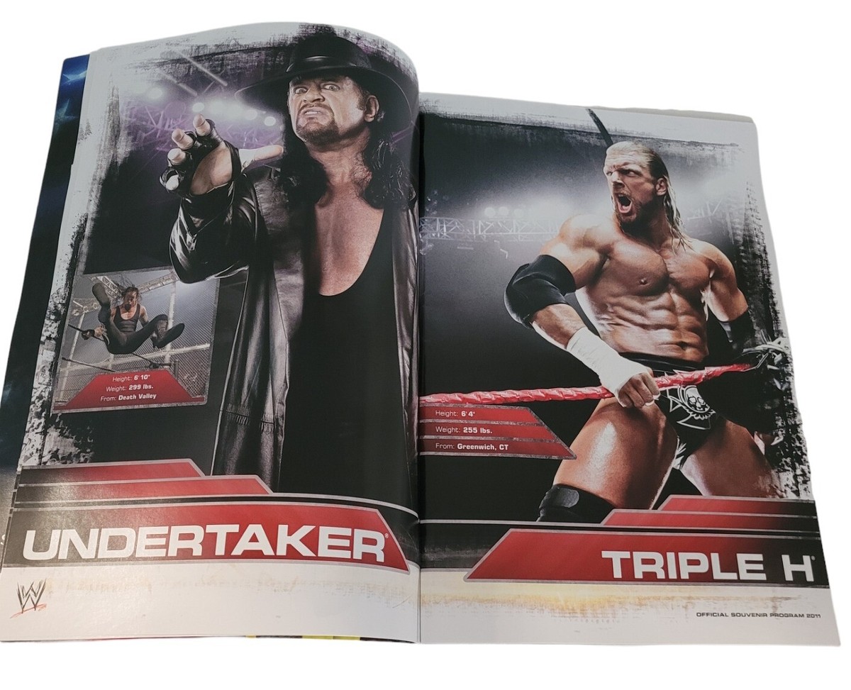 WWE Official Collector's Edition Souvenir Program 2011