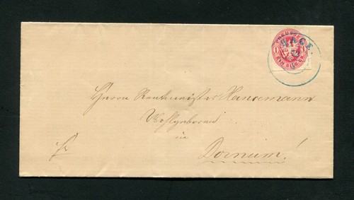 Hannover - "Hage" Blue On Complete Faltbrief (#1579)