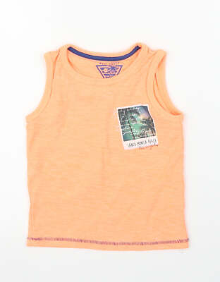 Matalan Jungen Tanktop orange Baumwollmischung Größe 4 Jahre