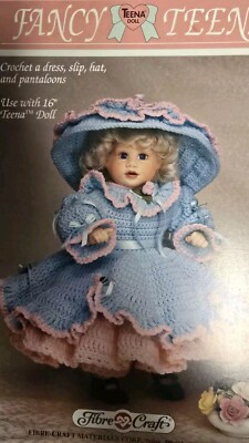 Fancy Teena By Fibre Craft CROCHET 