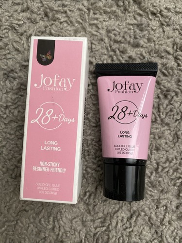 2 Pack Solid Nail Glue Gel 30g Acrylic & Soft Gel Nail Tips Jofay 28+ Day Glue - Picture 2 of 6