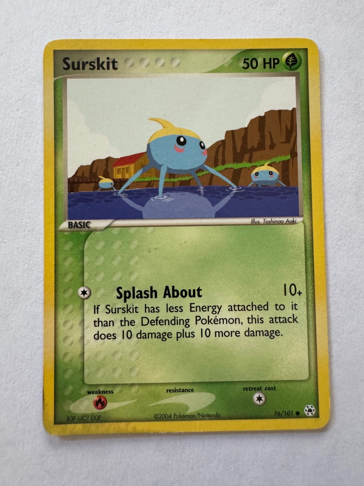 Surskit   76/101 - EX Hidden Legends - Common - Pokemon Card  2004 - LP
