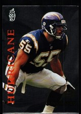 Junior Seau 1996 Topps Gilt Edge DEFINITIVE EDGE HURRICANE #4