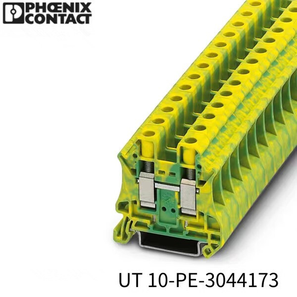 50pcs Phoenix 3044173 UT10-PE Ground Terminal