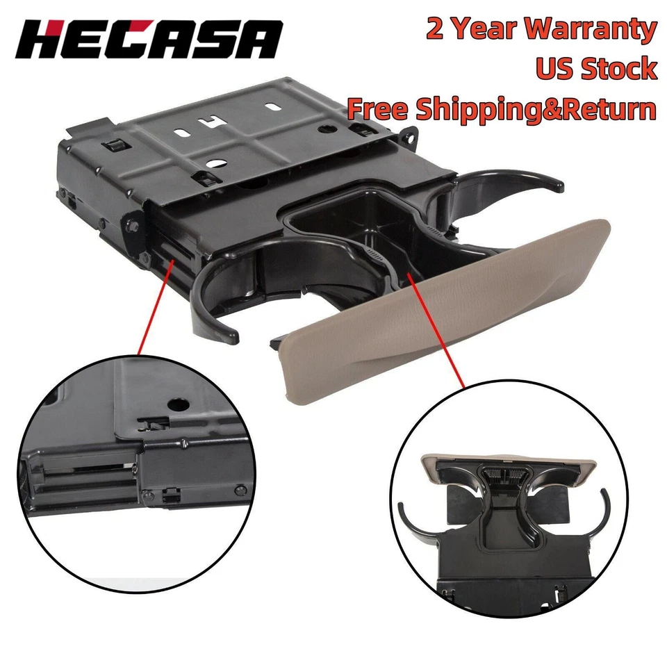 Dash Mounted Dual Drink Cup Holder For 99-04 Ford F250-550 Super Duty Excursion Foto 4 de 4