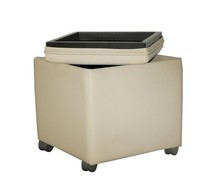 Mayline Group Lounge Series Santa Cruz Leather Ottoman on sale Mayline Group Lounge Series Santa Cruz Leather Ottoman on sale
