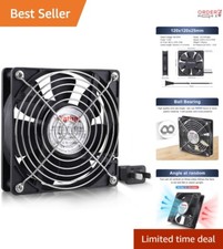 Energy-Efficient 120mm x 25mm 110-240V Muffin Fan - Low Noise Cooling Solution