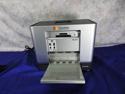 Epson PictureMate Zoom PM 290 Digital Photo Inkjet Printer B382D W/ Case - Bild 5 von 11